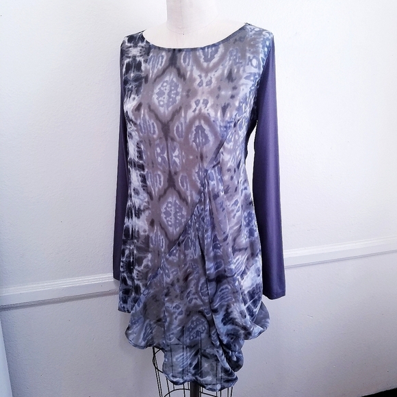 Ronen Chen | Designer Abstract Tie Dye tunic… - Picture 10 of 11
